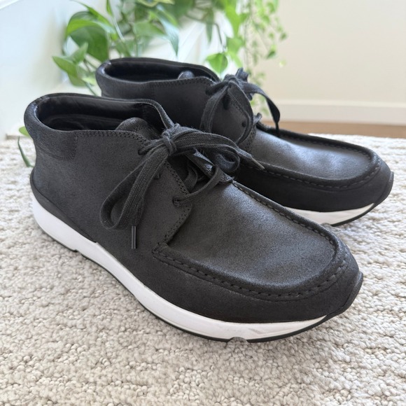 Vince TORONTO Black Leather Chukka Ankle Boots Sneakers WOMEN 9 - Picture 1 of 12